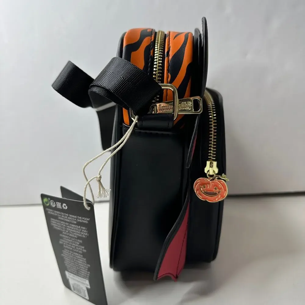 New Loungefly Winnie the Pooh Cosplay Passport Tiger Vampire Crossbody Purse NWT